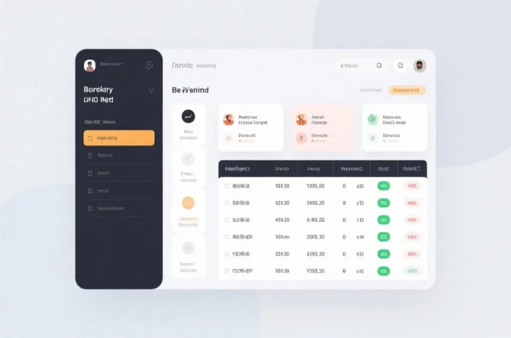 用户界面与数据展示示意